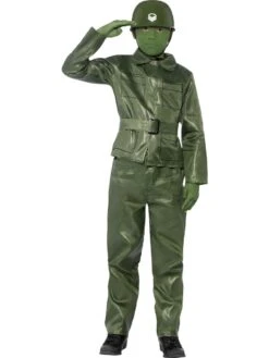 Smiffys Boy's Green Plastic Toy Soldier Costume -Smiffys Store boy s green plastic toy soldier costume 38786 p