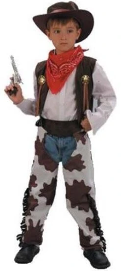 Boys Cowboy Fancy Dress Costume