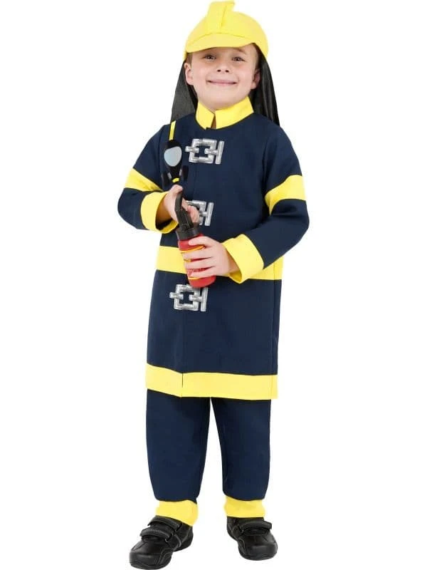 Smiffys Boys Fireman Costume 3 Smiffys Boys Fireman Costume