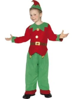 Smiffys Childs Elf / Santa's Little Helper Costume