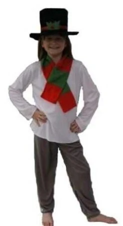 Childs Snowman Fancy Dress Costume