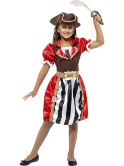 Smiffys Girl's Pirate Captain Costume -Smiffys Store girl s pirate captain costume 38261 p
