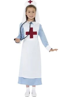 Smiffys Girl's World War I Nurse's Costume