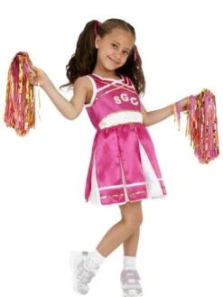 Smiffys Girls Cheerleader Costume