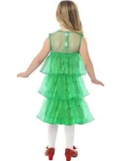 Smiffys Girls Christmas Tree Tutu Dress