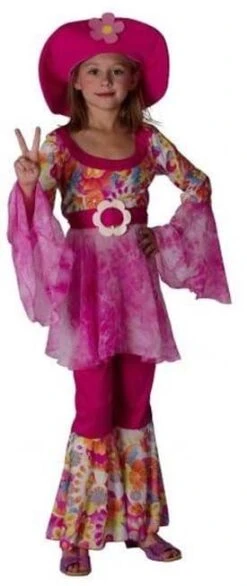 Girls Hippie Diva Costume