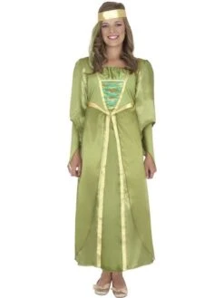 Smiffys Girls Maid Marion Costume