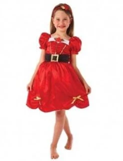 Girls Miss Santa Costume