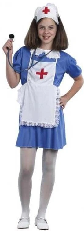 Girls Nurse Fancy Dress Costume 4 Girls Nurse Fancy Dress Costume - Image 2