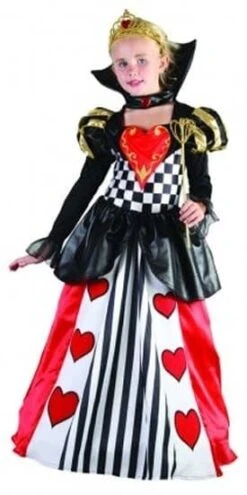 Girls Queen Of Hearts Costume
