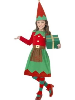 Smiffys Girls Santa's Little Helper Costume -Smiffys Store girls santa s little helper costume 34130 p