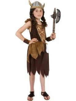 Smiffys Girls Viking Costume