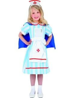 Smiffys Girls Vintage Nurse Costume