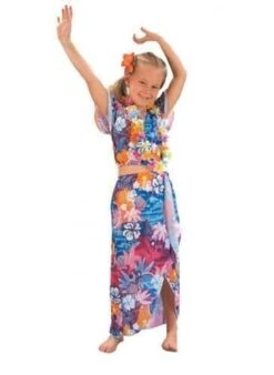Hawaiian Girl Fancy Dress Costume