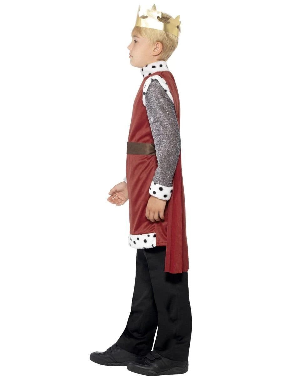 Smiffys King Arthur/ Medieval King Costume 4 Smiffys King Arthur/ Medieval King Costume - Image 2
