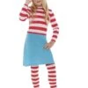 Smiffys Licenced Where's Wally Wenda Costume -Smiffys Store licenced where s wally wenda costume 30761 p