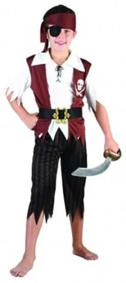 Pirate Boy Fancy Dress Costume