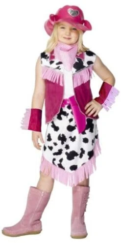 Smiffys Girls Pink Rodeo Costume
