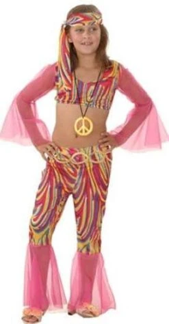 Girls Hippy Chick Costume