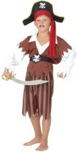 Boys Pirate Costume With Hat