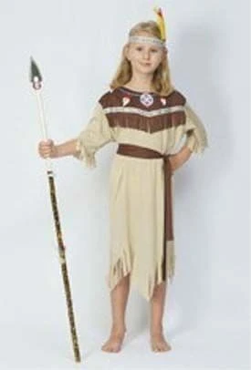 Girls Indian Squaw Costume 3 Girls Indian Squaw Costume