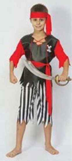Boys Pirate Fancy Dress Costume