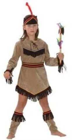 Girls Indian Costume With Boot Tops