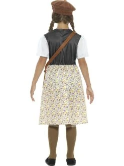 Smiffys WW2 Evacuee School Girl Costume